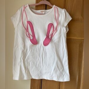 🤍Gymboree🤍White T-Shirt , size 8